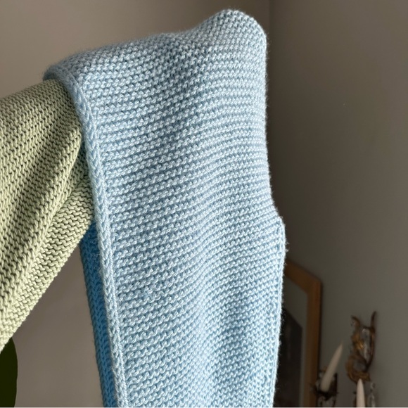 Hooded blue Sophie scarf - Picture 8 of 8